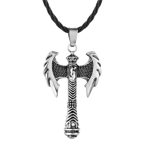 Ancient Greek Viking Axe Vintage Necklace