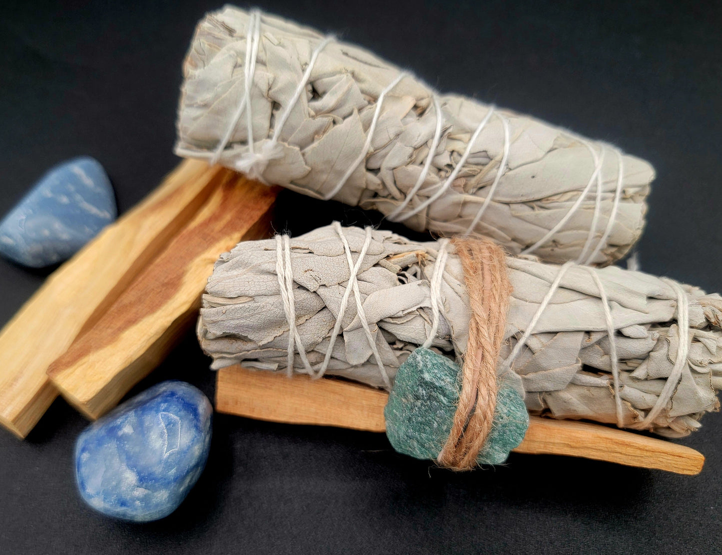 Sage Bundle - Green Aventurine Crystal