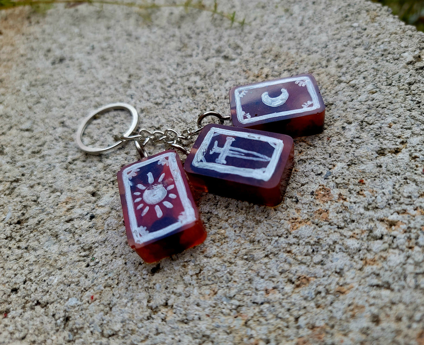 Handmade Tarot Keychain