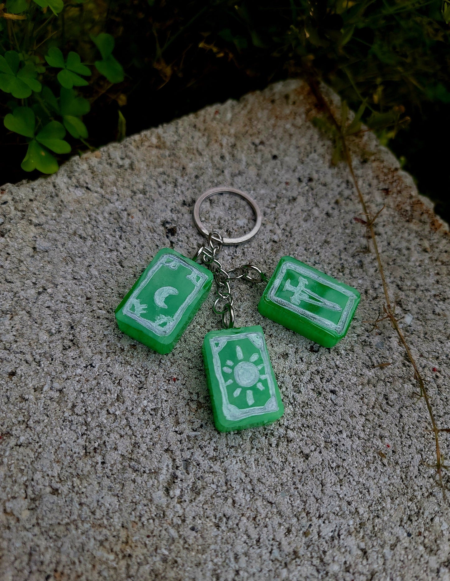 Handmade Tarot Keychain