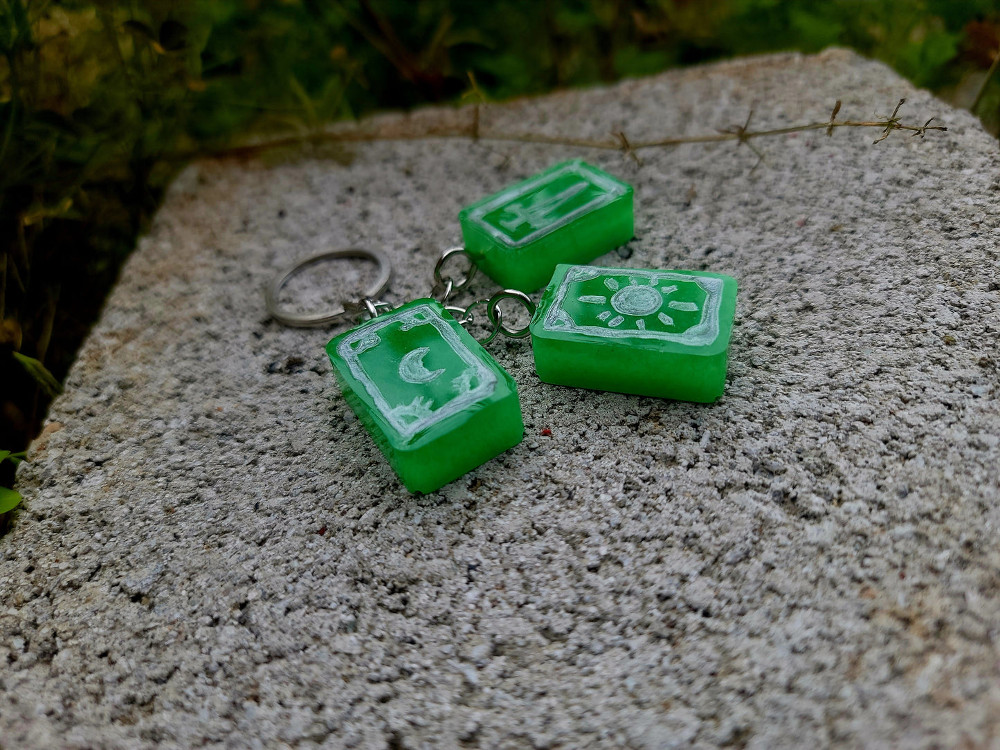 Handmade Tarot Keychain