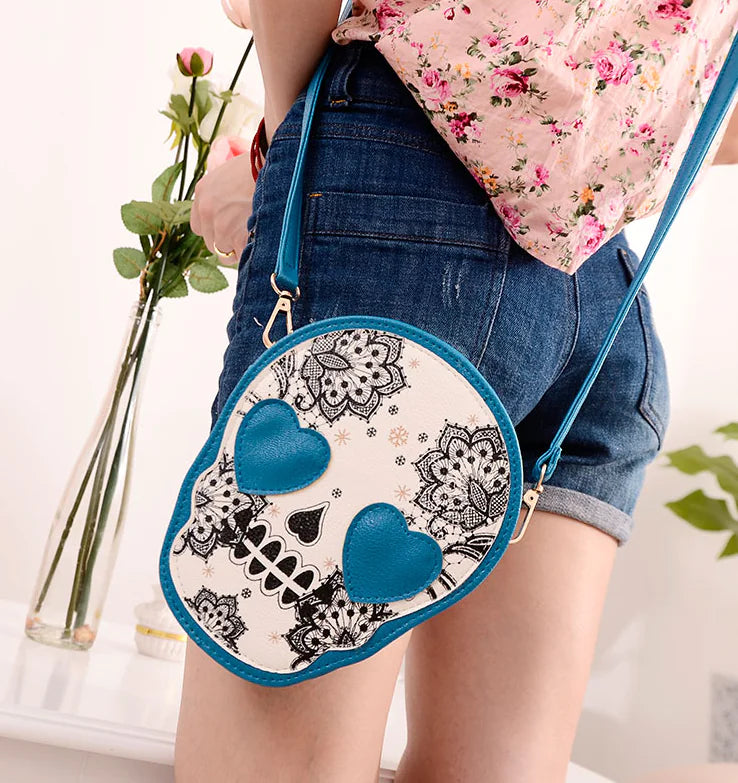 Skull Charm Mini Crossbody