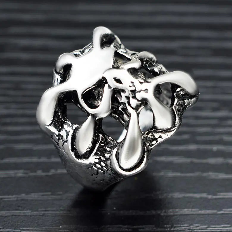 Customizable Vintage Skull Ring