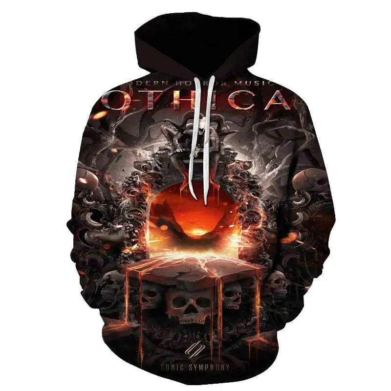 Skull Vision Hooded Sweatshirt