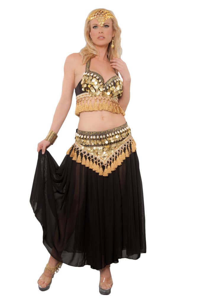 Western Fashion - 4139TB-Belly Dancer Costume 2 Pc Set ( TOP AND BELT )
