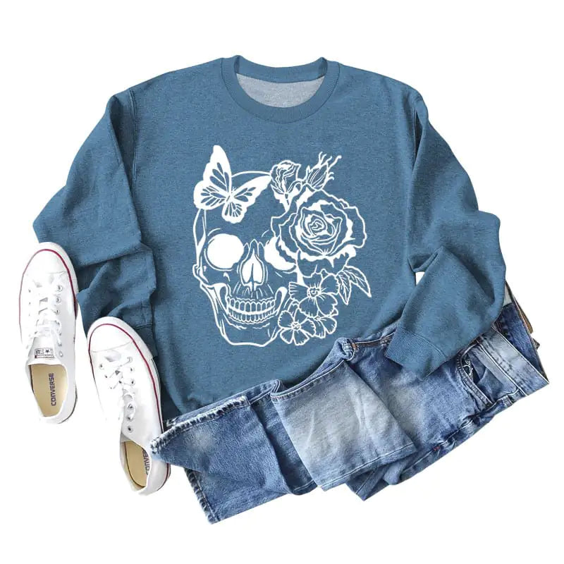 ladies-skull-butterfly-art-sweater