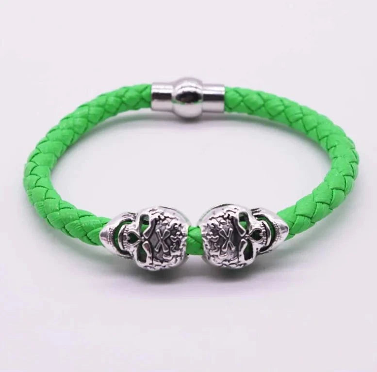 Woven Skull Head Bracelet