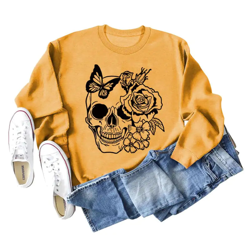 ladies-skull-butterfly-art-sweater