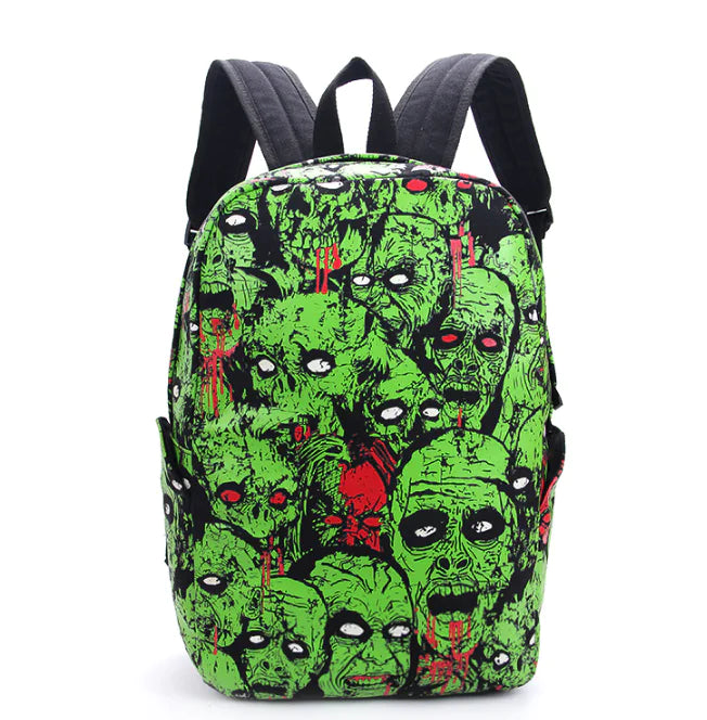 Stylish Skull Sports Backpack for Students