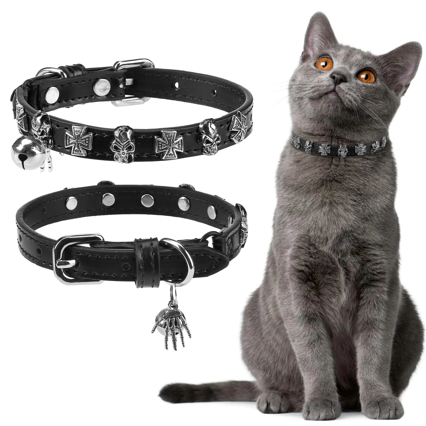 Spooky Spike Halloween Cat Collar