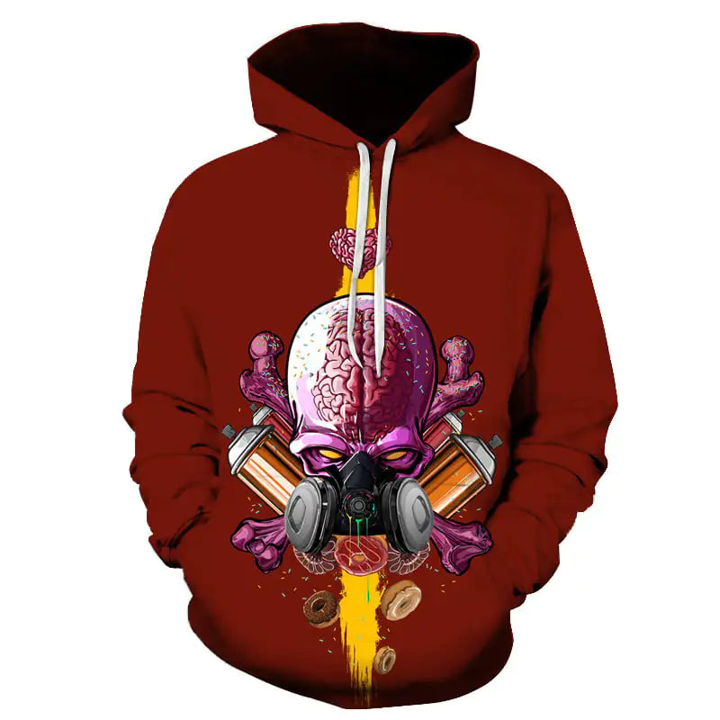 Skull Vision Hooded Sweatshirt