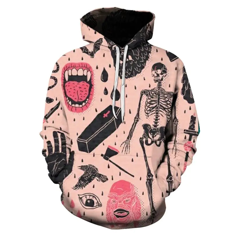 Skull Vision Hooded Sweatshirt