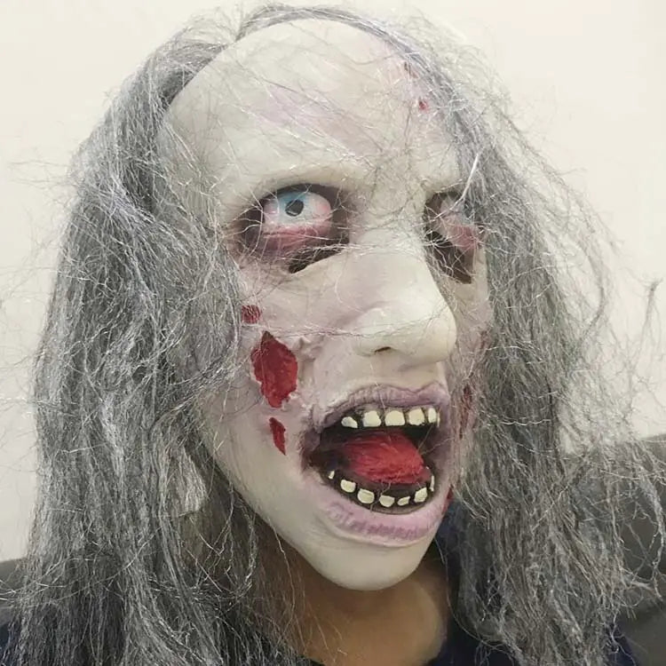 Spooky Latex Zombie Mask for Halloween Fun