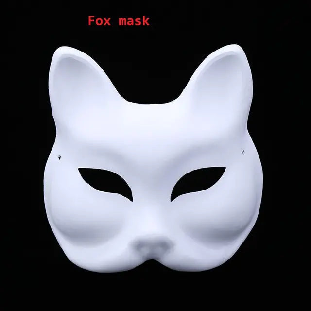 Ethereal White Fox Mask