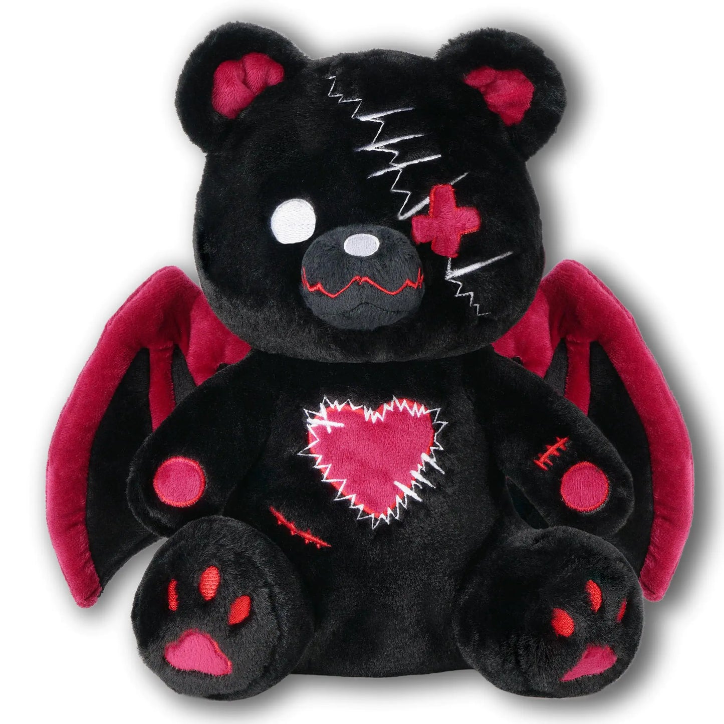 Eerie Horror Animal Plushie with gothic and dark aesthetic design.