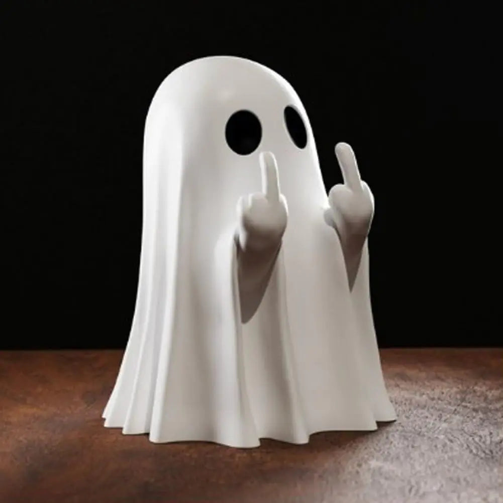 Spooky Humor Ghost Figurine