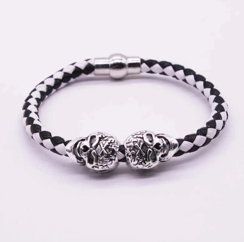 Woven Skull Head Bracelet