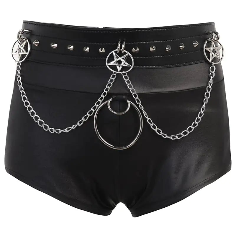 Urban Chic Faux Leather Shorts