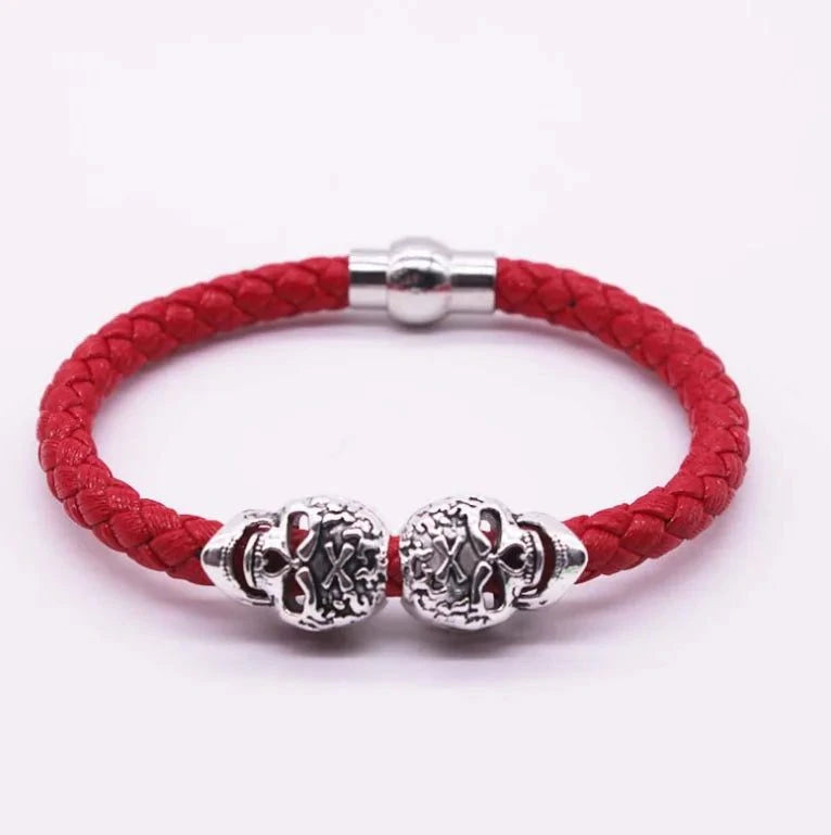 Woven Skull Head Bracelet