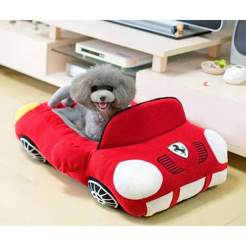 Dog Bed - Car Pet Nest - Red