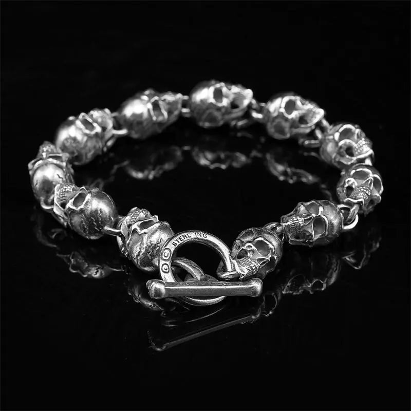 Rebel Punk Skull Bracelet