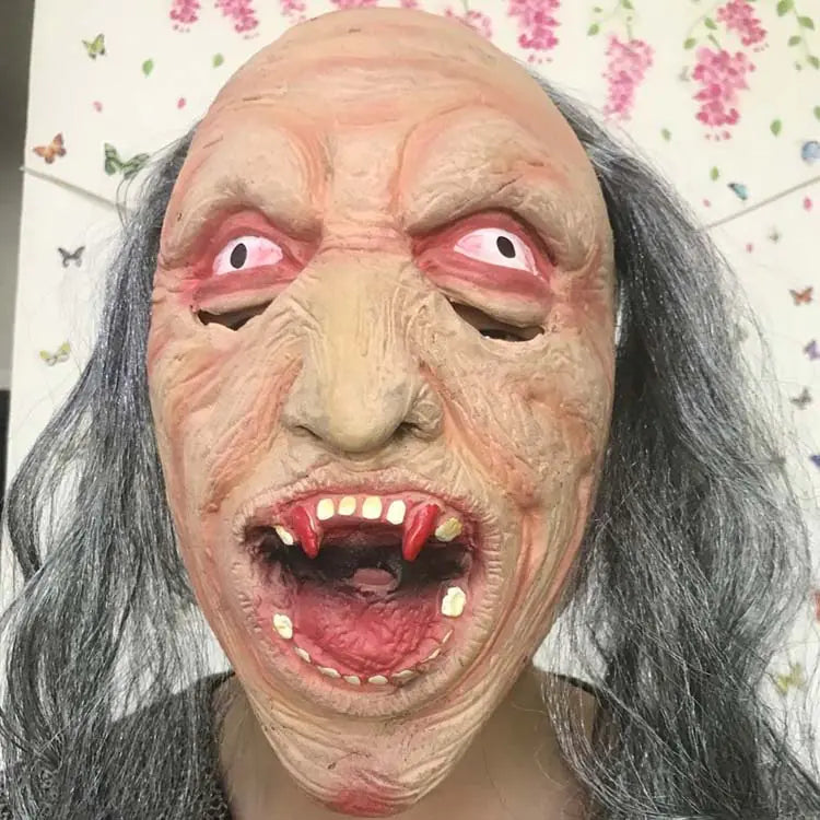 Spooky Latex Zombie Mask for Halloween Fun