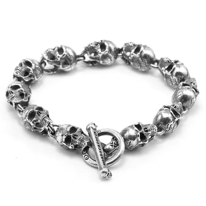Rebel Punk Skull Bracelet