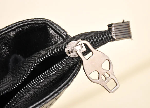 Chic Skull Embossed Tote Bag with PU Material and Flower Details