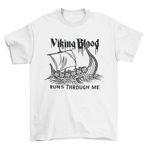 Viking blood t-shirt design