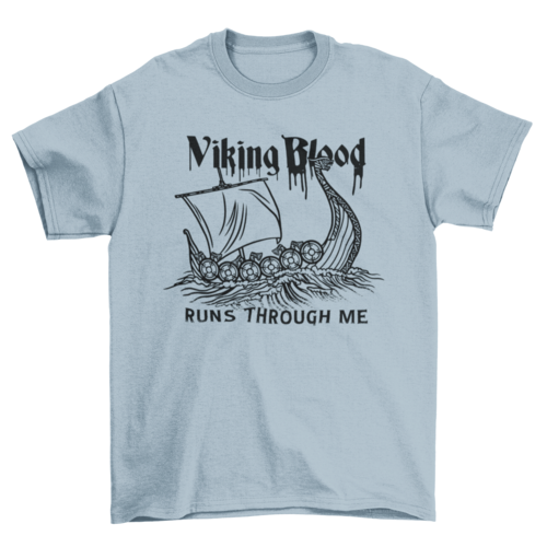 Viking blood t-shirt design