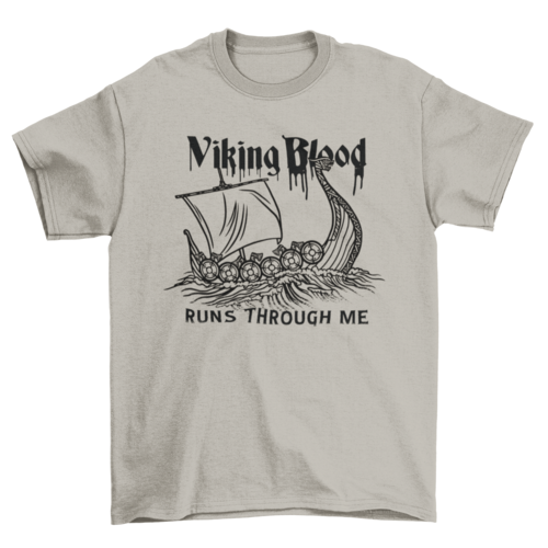 Viking blood t-shirt design