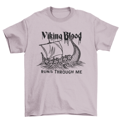 Viking blood t-shirt design