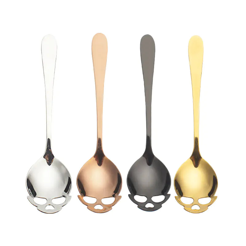 Stainless Steel Skull Spoon Collection