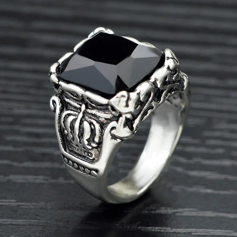 Customizable Vintage Skull Ring