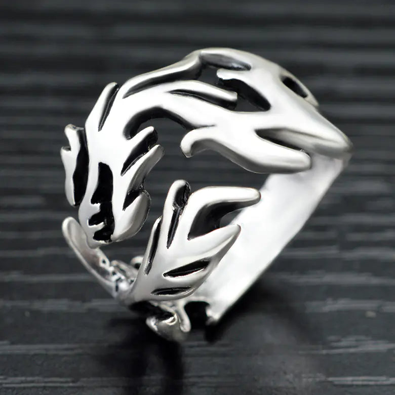 Customizable Vintage Skull Ring