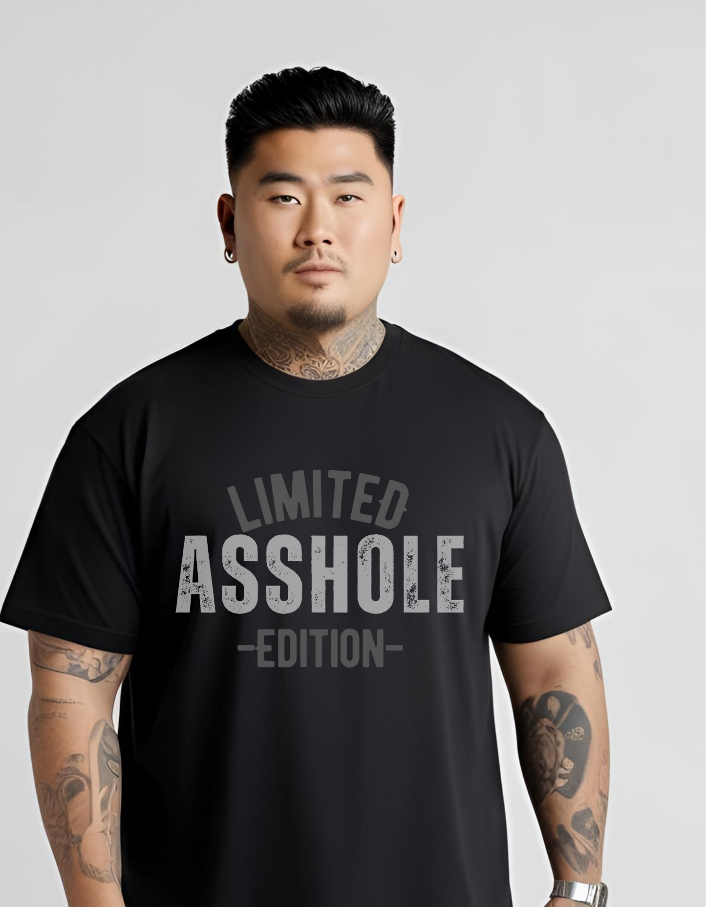 Limited ASSHOLE Edition Graphic Men's T Shirt Cotton