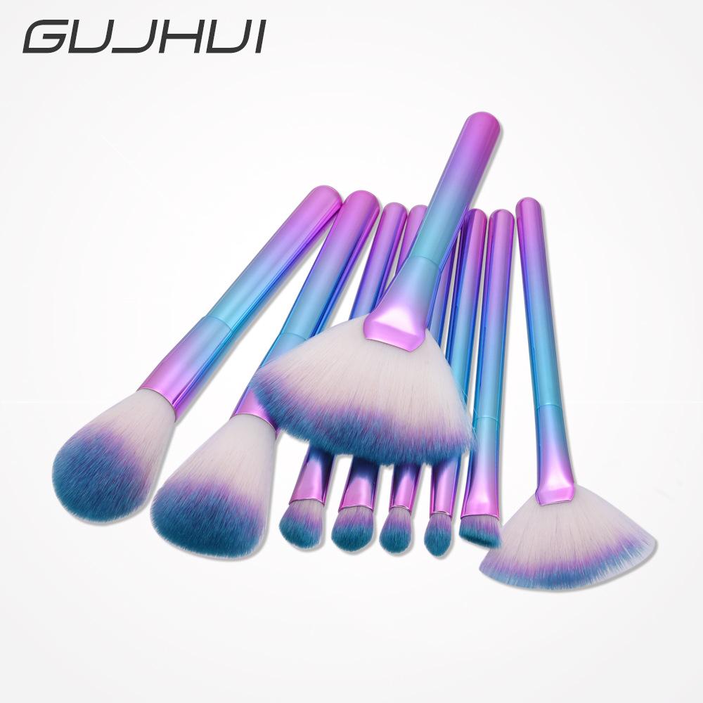 9-Piece Essential Makeup Brushes