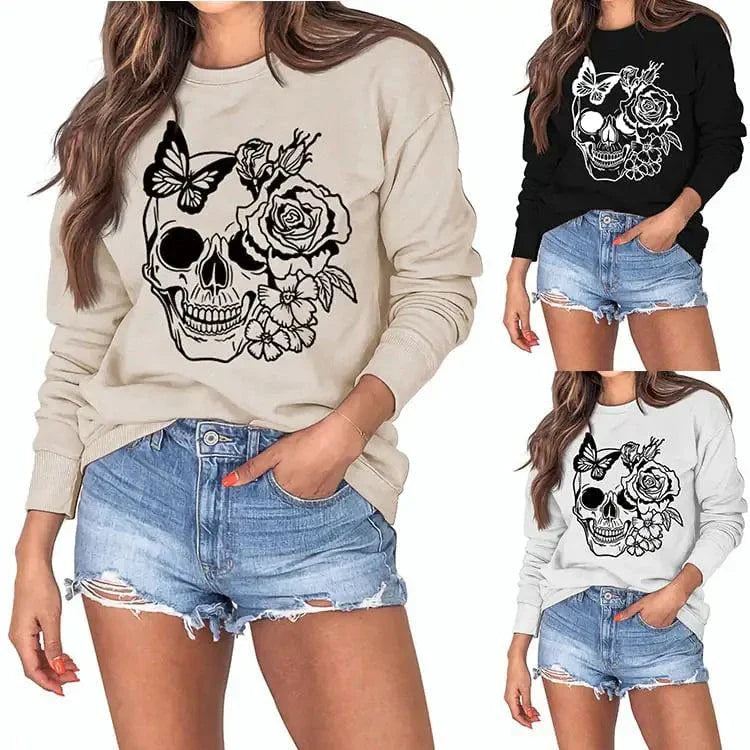 ladies-skull-butterfly-art-sweater