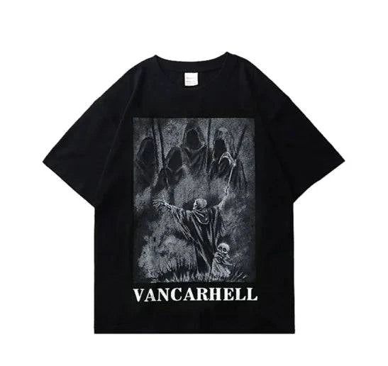 Oversized Skull Graphic T-Shirt