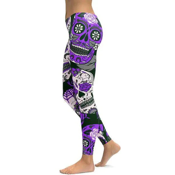 Skull Print Fashion Leggings