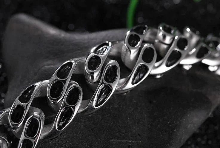 Titanium Steel Skull Men's Bracelet