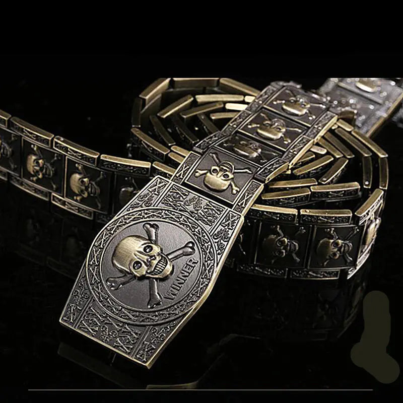 Skull Detail Defense Belt