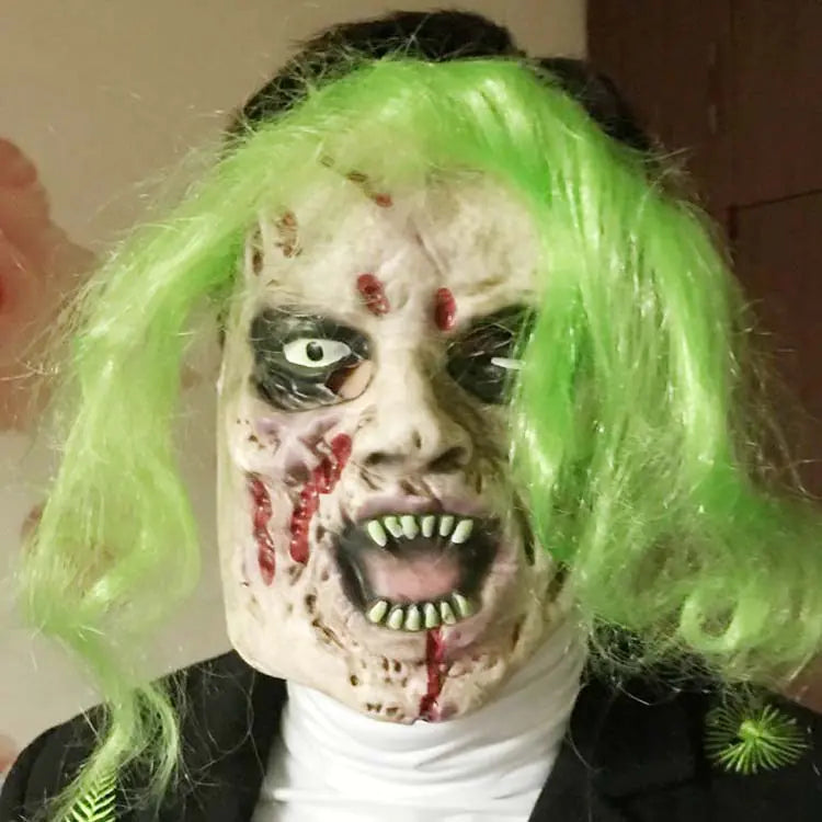 Spooky Latex Zombie Mask for Halloween Fun