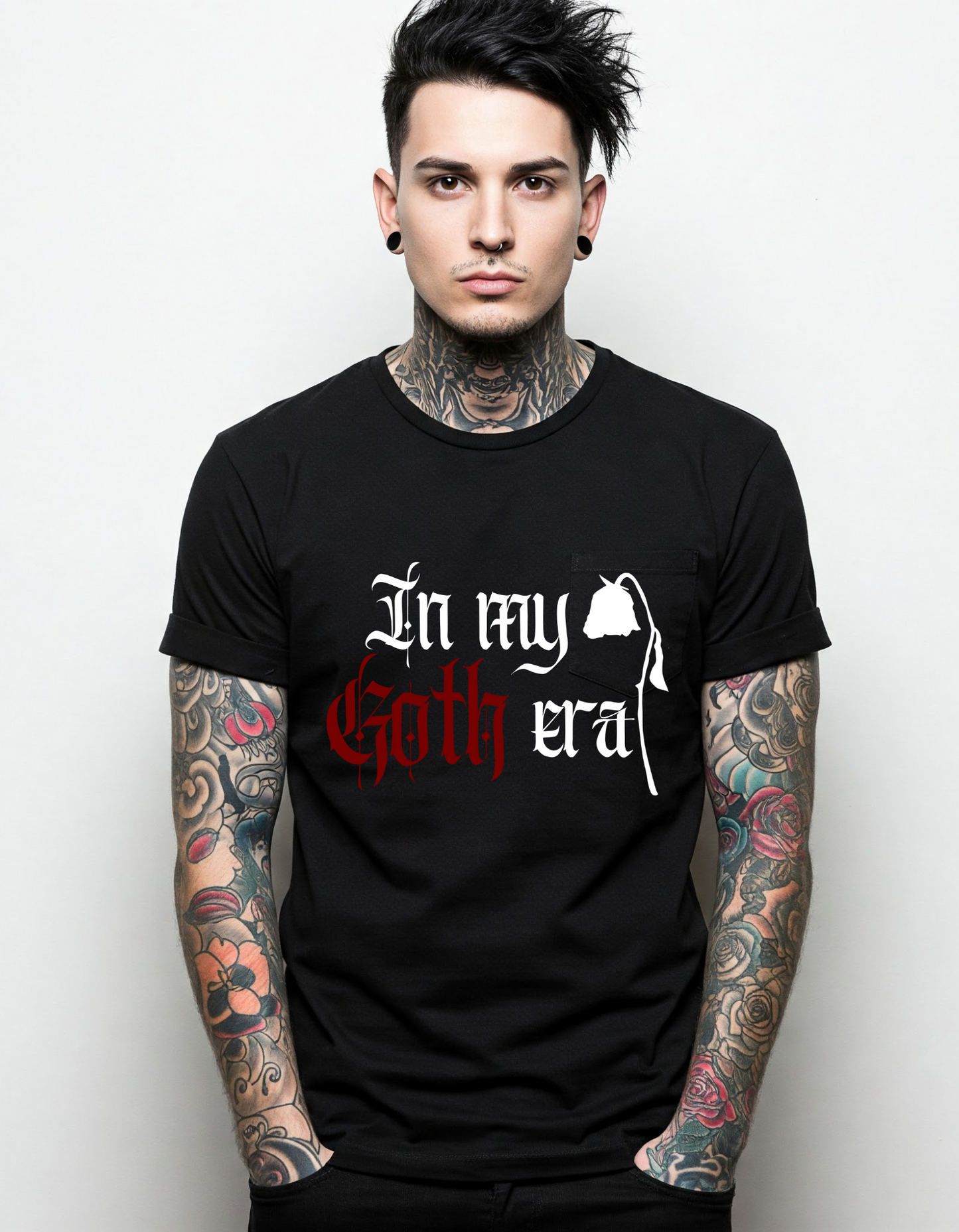 In My Goth Era Unisex Cotton Gothic T-Shirt