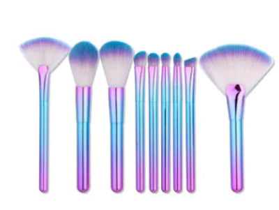 9-Piece Essential Makeup Brushes
