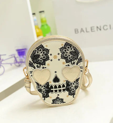 Skull Charm Mini Crossbody