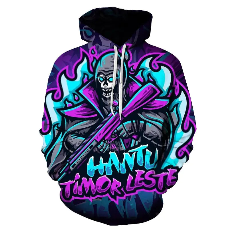 Skull Vision Hooded Sweatshirt