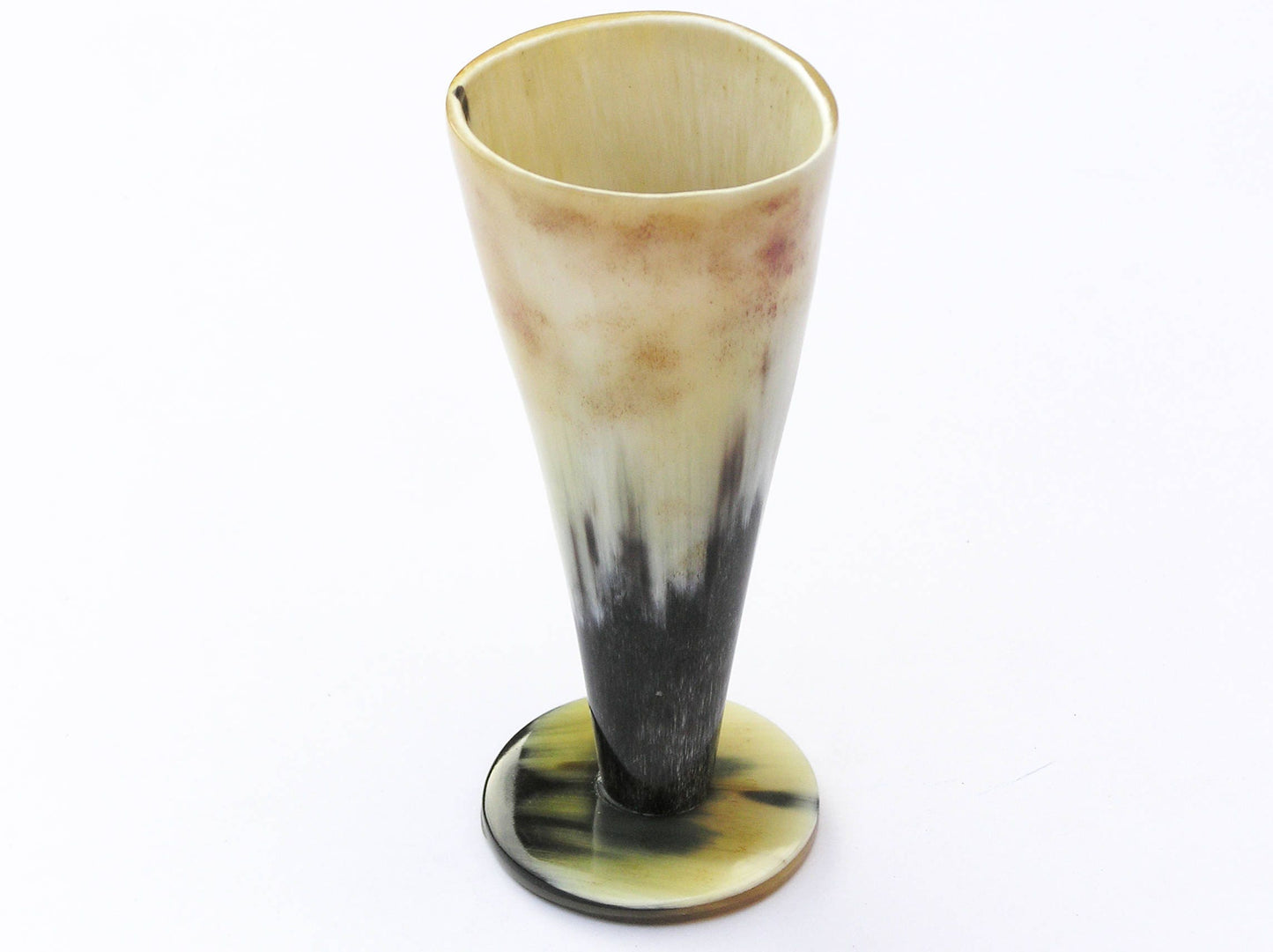 Viking drinking horn with stand