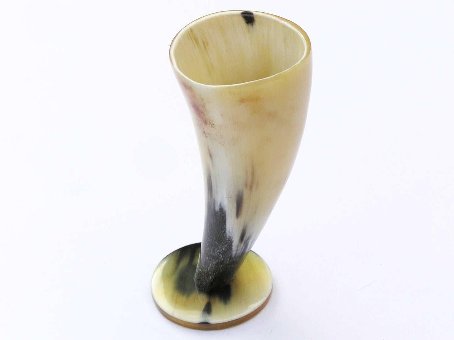 Viking drinking horn with stand