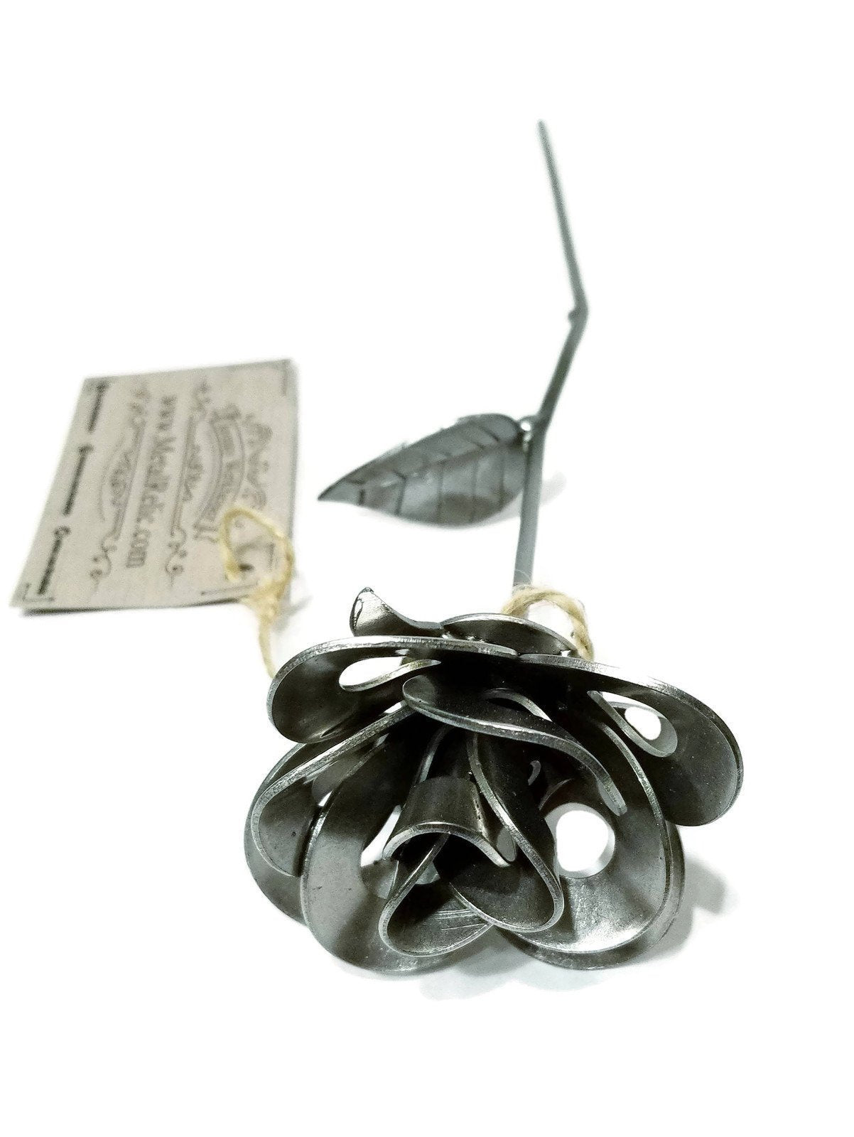 Original Immortal Rose Recycled Metal Sculpture